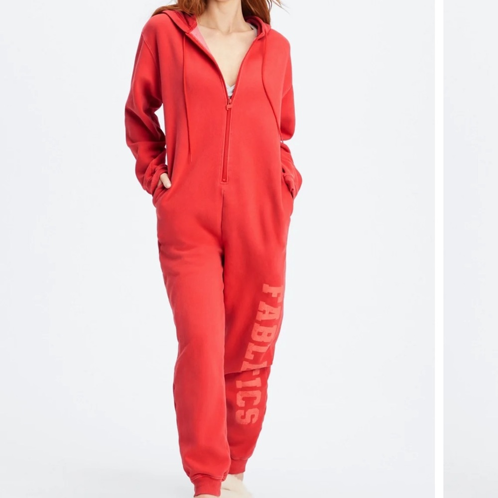 Fabletics Forever Fleece Hooded Onesie